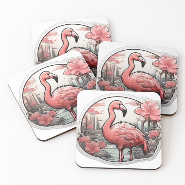 Item preview, Anime Style Flamingo designed and sold by NeatThingLover.