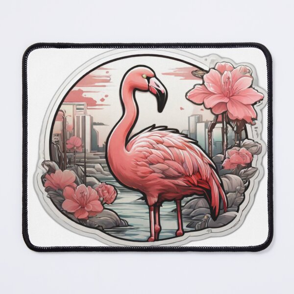 Item preview, Anime Style Flamingo designed and sold by NeatThingLover.