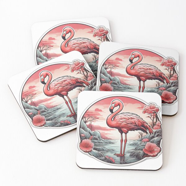 Item preview, Spring Anime Style Flamingo designed and sold by NeatThingLover.