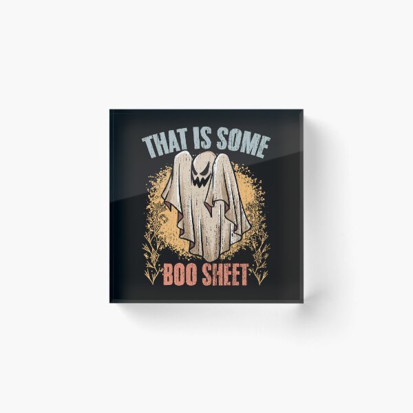 Item preview, That Is Some Boo Sheet Retro Ghost Hunting Paranormal Expert designed and sold by Nessshirts.