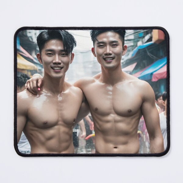 Item preview, Korean Men in Songkran Gay designed and sold by Aryabek.