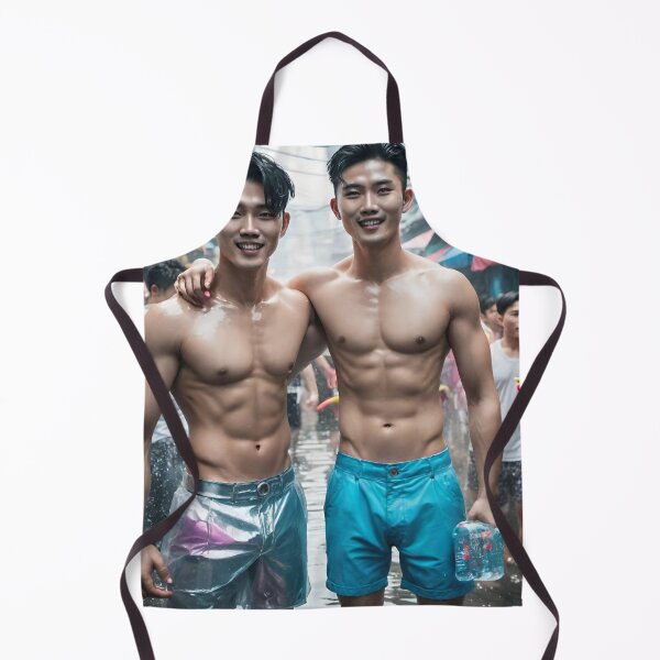 Item preview, Korean Men in Songkran Gay designed and sold by Aryabek.