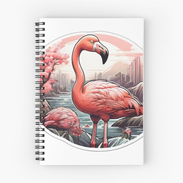 Item preview, Spring Comic Style Flamingo designed and sold by NeatThingLover.