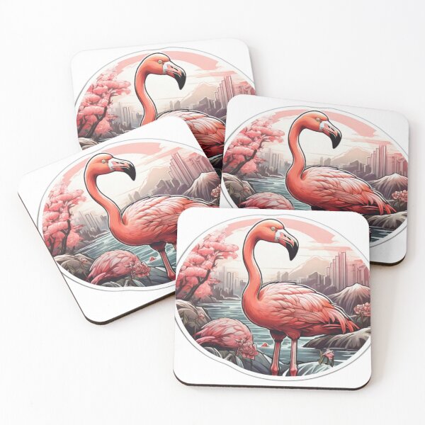Item preview, Spring Comic Style Flamingo designed and sold by NeatThingLover.