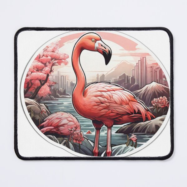 Item preview, Spring Comic Style Flamingo designed and sold by NeatThingLover.