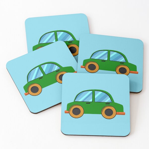Item preview, Fun Green Car Design for Children - Perfect Children's Decoration! designed and sold by charlypicazo.