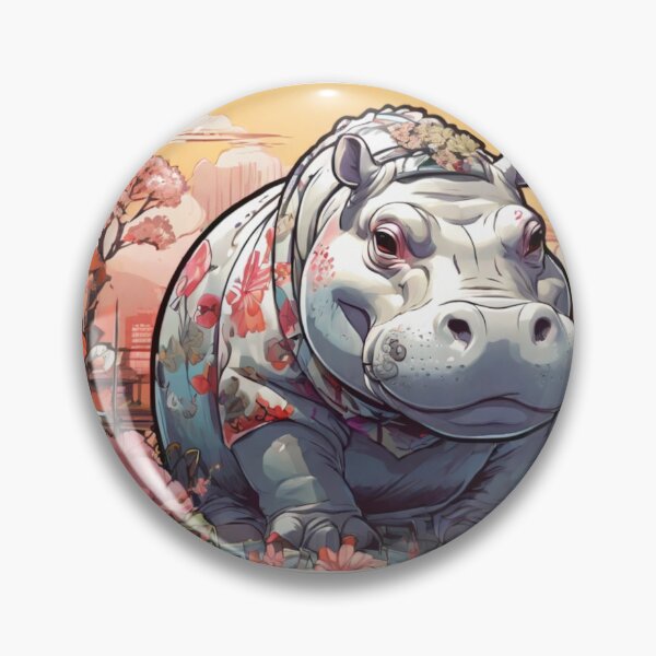 Item preview, Anime Style Hippo designed and sold by NeatThingLover.