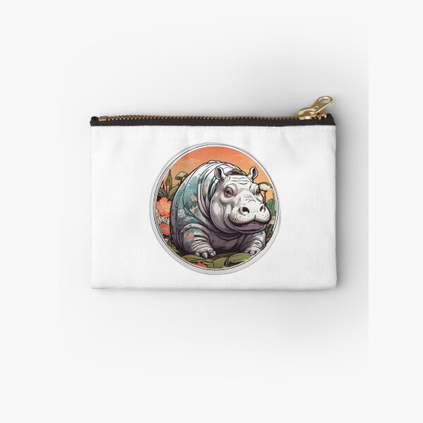 Item preview, Spring Comic Style Hippo designed and sold by NeatThingLover.