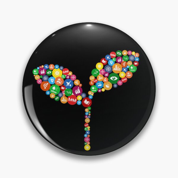Item preview, Sustainability Development Goals Growing Sustainably Plant Art designed and sold by RedOrBlueIts4U.