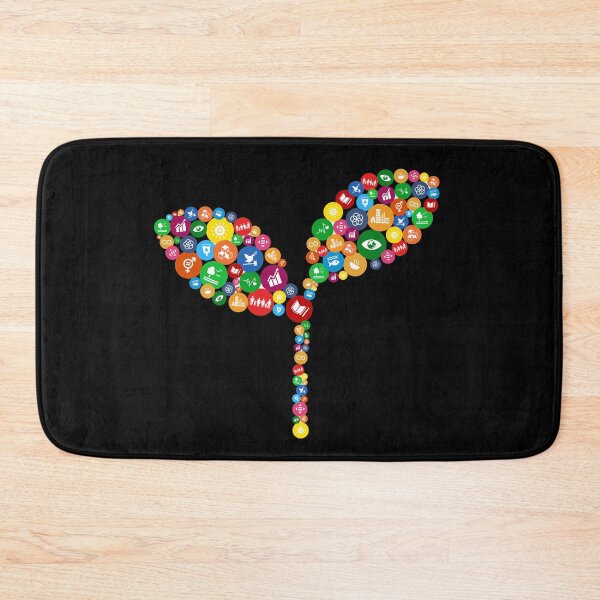 Item preview, Sustainability Development Goals Growing Sustainably Plant Art designed and sold by RedOrBlueIts4U.