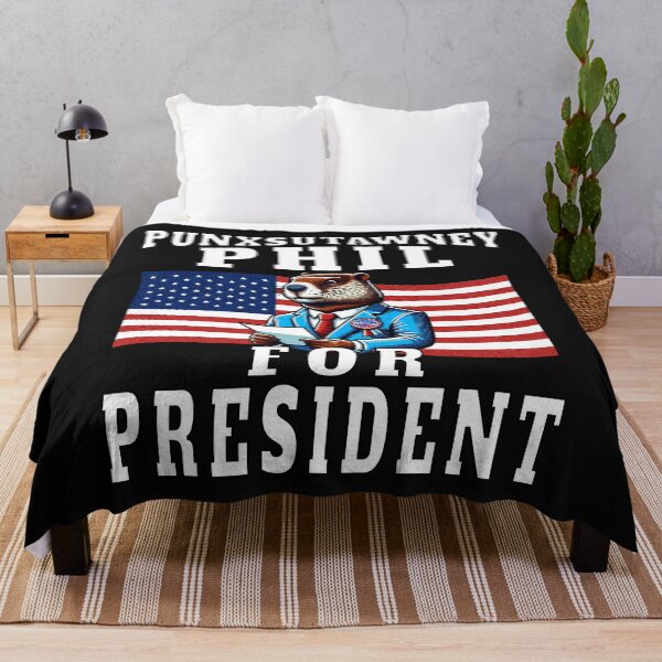 Item preview, Funny USA American Election Vote Punxsutawney Phil designed and sold by ZeptepiTrends.