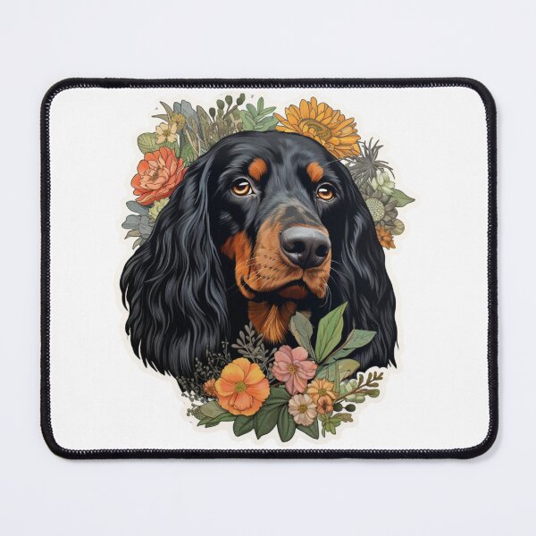 Item preview, Cute Flower Gordon Setter Mom Dad Guardian Angel Best Friend Doggie Paw designed and sold by SMARTKIT DESIGNAGENCY.