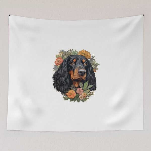 Item preview, Cute Flower Gordon Setter Mom Dad Guardian Angel Best Friend Doggie Paw designed and sold by SMARTKIT  DESIGNAGENCY.