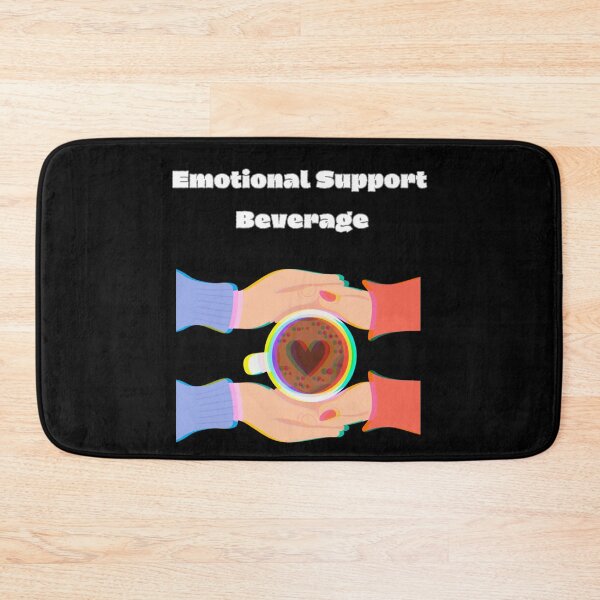 Artikelvorschau, Lustiges T-Shirt mit Aufschrift „Emotional Support Beverage“ entworfen und verkauft von urszulakier.