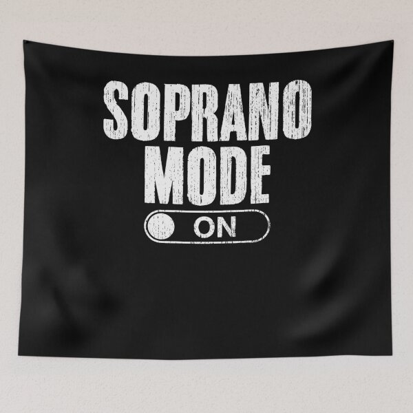 Item preview, Soprano Mode On Singing Funny Choir Singing For Choir Singer designed and sold by Nessshirts.
