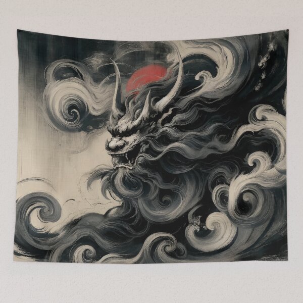 Item preview, Abyssal Oni: Whispers of the Tempest designed and sold by mahajone.