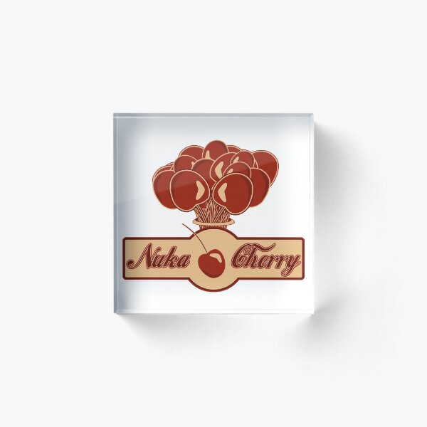 Nuka Cherry Acrylic Block