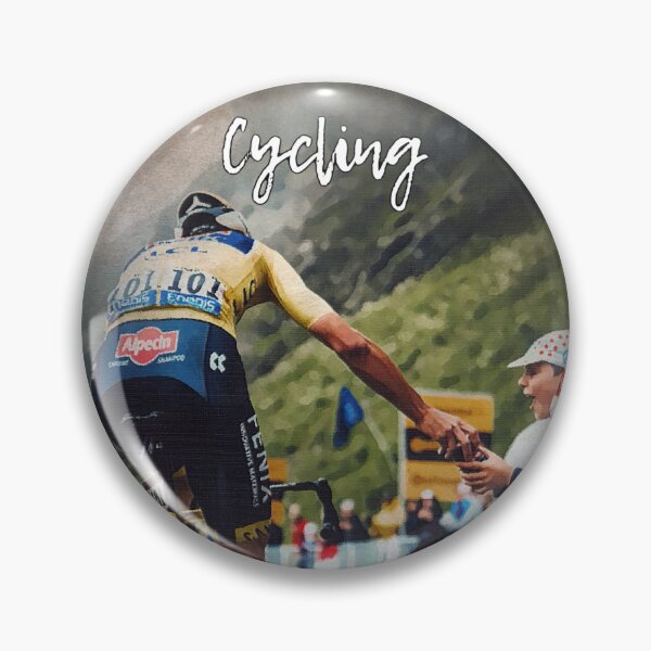Item preview, Tour de France cycling art featuring Mathieu van der Poel designed and sold by ProCyclingVids.