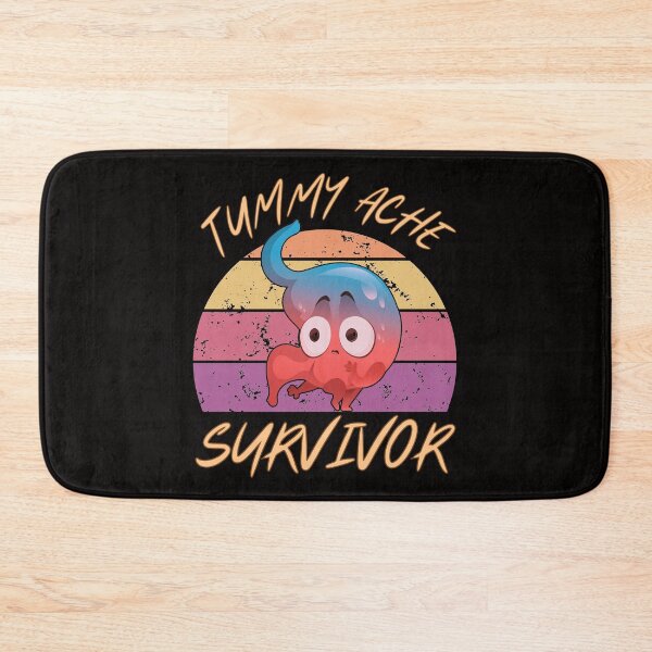 Item preview, Tummy Troubles Survivor Funny Stomach Meme Digestive Health designed and sold by ManiaGrania.
