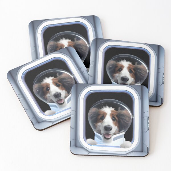 Item preview, Cute Astronaut Dog inside Space Cabin designed and sold by myfavoritegifts.