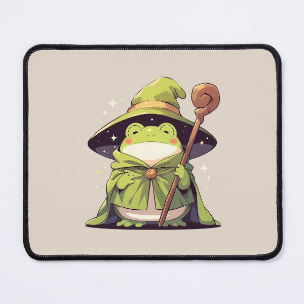 Item preview, Cute Kawaii Froggy Wizard Happy Frog designed and sold by CozyKawaiiArt.