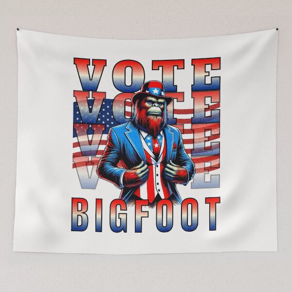 Item preview, Funny USA  American Election Vote Bigfoot designed and sold by ZeptepiTrends.