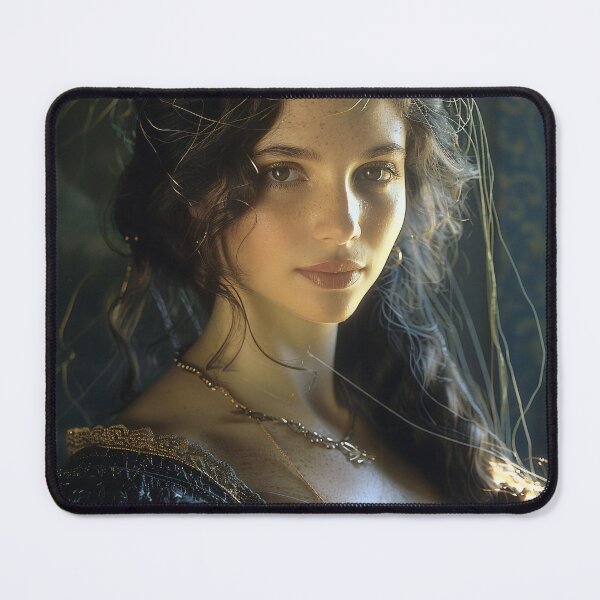 Item preview, Renaissance Elegance: Portrait of a Lady with the Enigmatic Gaze designed and sold by oanaunciuleanu.