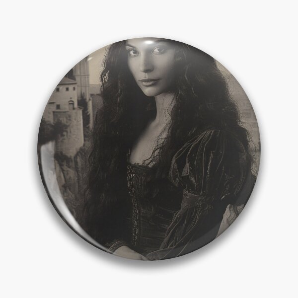 Item preview, Renaissance Elegance: Portrait of a Lady with the Enigmatic Gaze designed and sold by oanaunciuleanu.