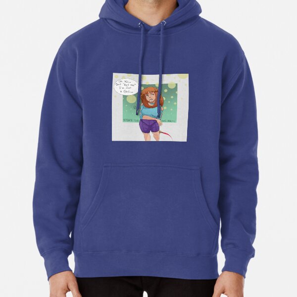 Dont "hurt" Gen she's just a girl Pullover Hoodie