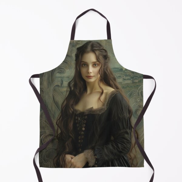 Item preview, Renaissance Elegance: Portrait of a Lady with the Enigmatic Gaze designed and sold by oanaunciuleanu.
