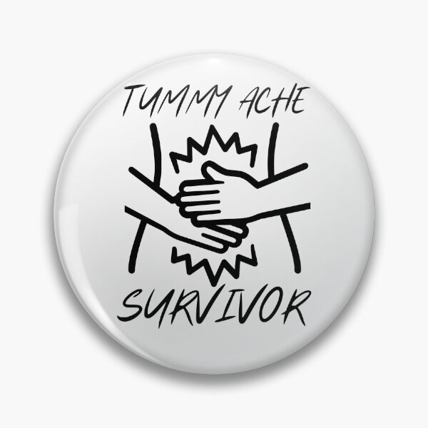 Item preview, Tummy Troubles Survivor Funny Stomach Meme Digestive Health designed and sold by ManiaGrania.