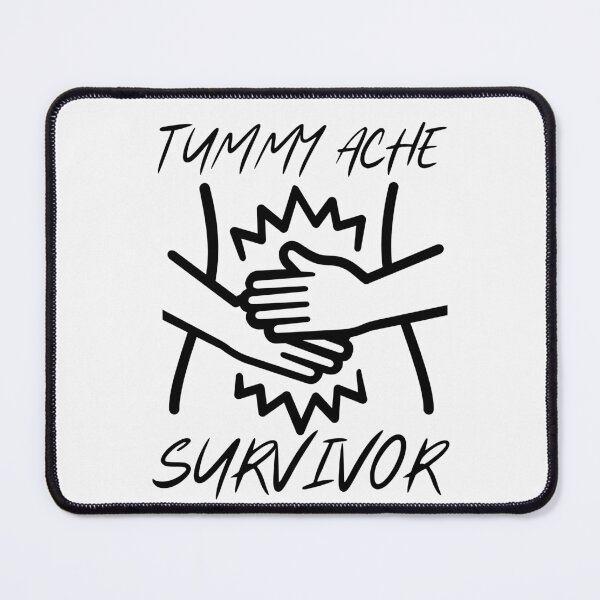 Item preview, Tummy Troubles Survivor Funny Stomach Meme Digestive Health designed and sold by ManiaGrania.