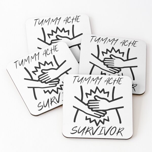 Item preview, Tummy Troubles Survivor Funny Stomach Meme Digestive Health designed and sold by ManiaGrania.