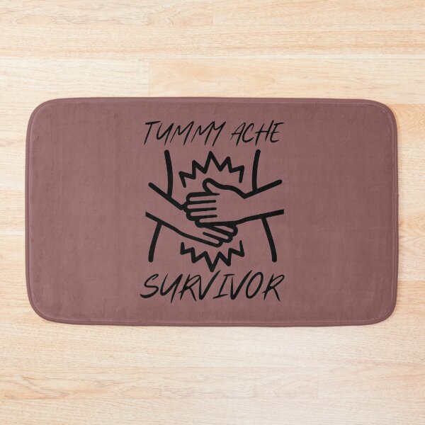 Item preview, Tummy Troubles Survivor Funny Stomach Meme Digestive Health designed and sold by ManiaGrania.