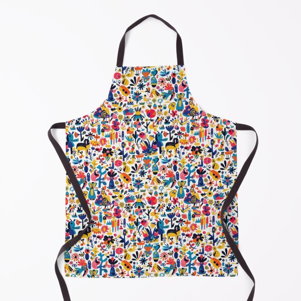 Item preview, vibrant pattern of plants and flowers in various colors designed and sold by LuppyShop.