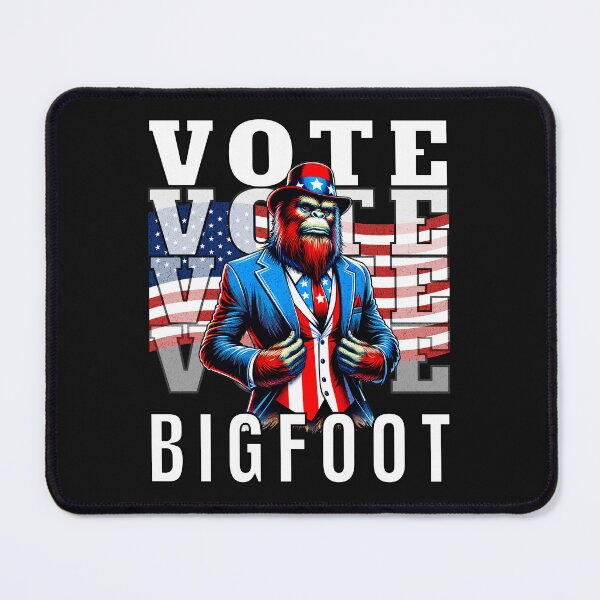 Item preview, Save Democracy Vote Bigfoot designed and sold by ZeptepiTrends.