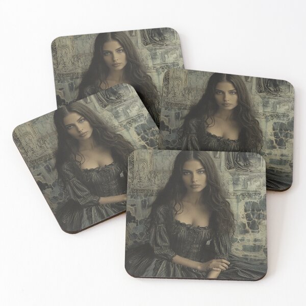 Item preview, Renaissance Elegance: Portrait of a Lady with the Enigmatic Gaze designed and sold by oanaunciuleanu.