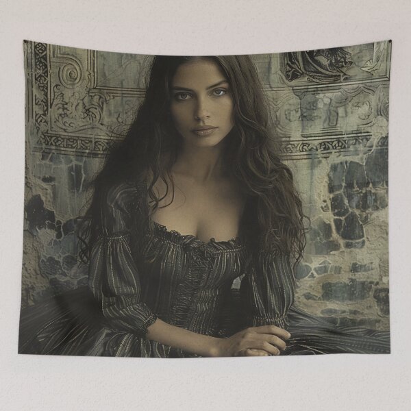 Item preview, Renaissance Elegance: Portrait of a Lady with the Enigmatic Gaze designed and sold by oanaunciuleanu.