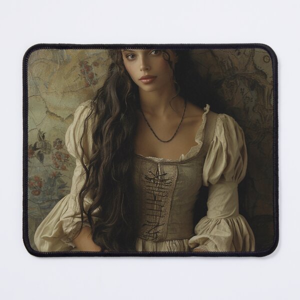 Item preview, Renaissance Elegance: Portrait of a Lady with the Enigmatic Gaze designed and sold by oanaunciuleanu.
