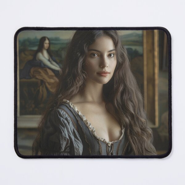Item preview, Renaissance Elegance: Portrait of a Lady with the Enigmatic Gaze designed and sold by oanaunciuleanu.