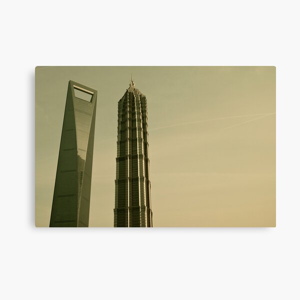 Competing for height Canvas Print