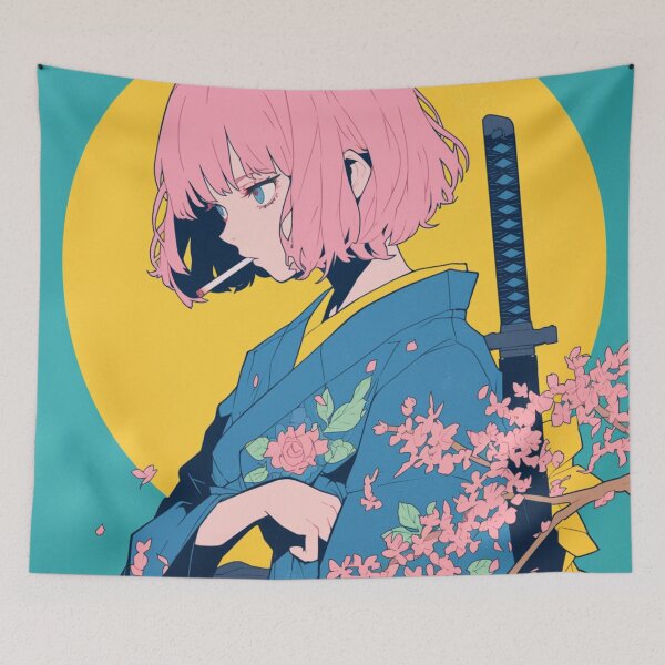 Artikelvorschau, Ein Anime-Design im japanischen Stil der 90er. entworfen und verkauft von HANGLEMAN.