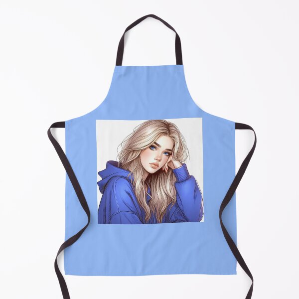 Item preview, Madison Grace Thomas - Blonde Fashion Drawing - Character Art designed and sold by AmberRoseWrites.