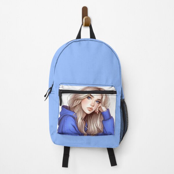 Item preview, Madison Grace Thomas - Blonde Fashion Drawing - Character Art designed and sold by AmberRoseWrites.