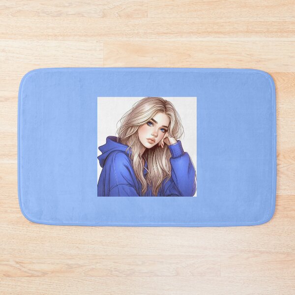 Item preview, Madison Grace Thomas - Blonde Fashion Drawing - Character Art designed and sold by AmberRoseWrites.