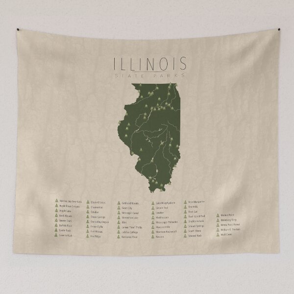 Item preview, Illinois Parks designed and sold by FinlayMcNevin.