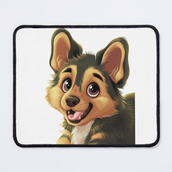Item preview, Cute German Shepherd Puppy Dog designed and sold by CharismaSklep.