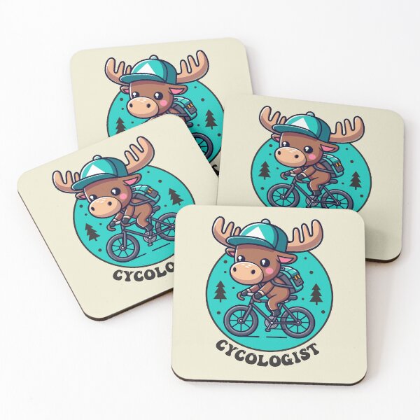 Item preview, Cycologist Moose Riding Bicycle designed and sold by RareBunny.