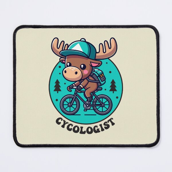 Item preview, Cycologist Moose Riding Bicycle designed and sold by RareBunny.