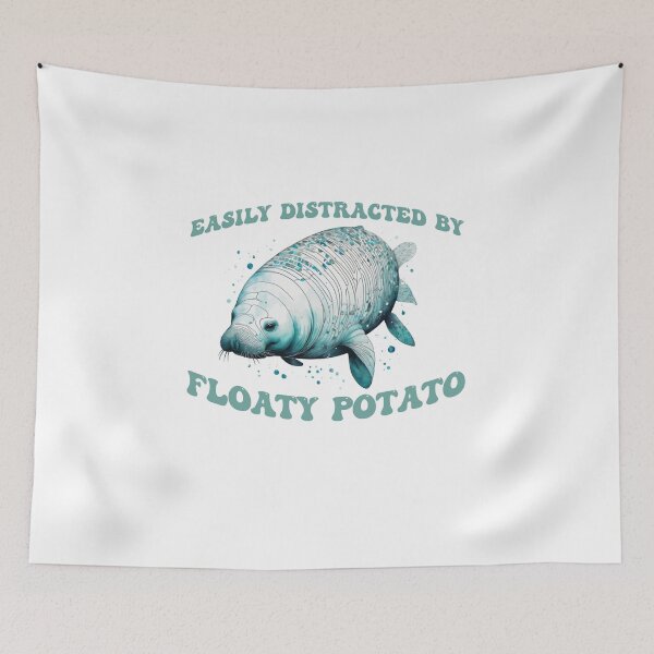 Item preview, Easily distracted by Floaty Potato designed and sold by ErmessThiings.